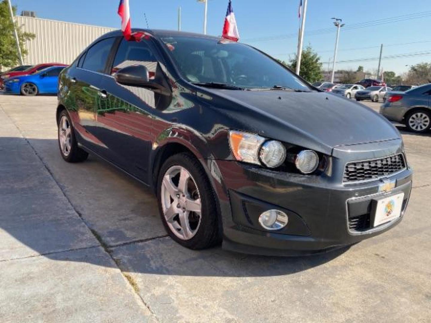 2015 Ashen Gray Metallic Chevrolet Sonic LTZ Auto Sedan (1G1JE5SB4F4) with an 1.4L L4 DOHC 24V TUR engine, 6-Speed Automatic transmission, located at 4545 Spencer Hwy., Pasadena, 77504, (832) 266-1645, 29.666037, -95.173775 - Photo#1