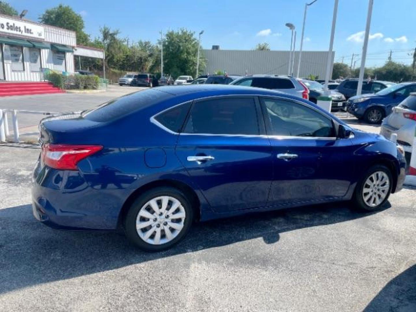 2018 Deep Blue Pearl Nissan Sentra SV (3N1AB7AP1JY) , located at 4545 Spencer Hwy., Pasadena, 77504, (832) 266-1645, 29.666037, -95.173775 - Photo#1