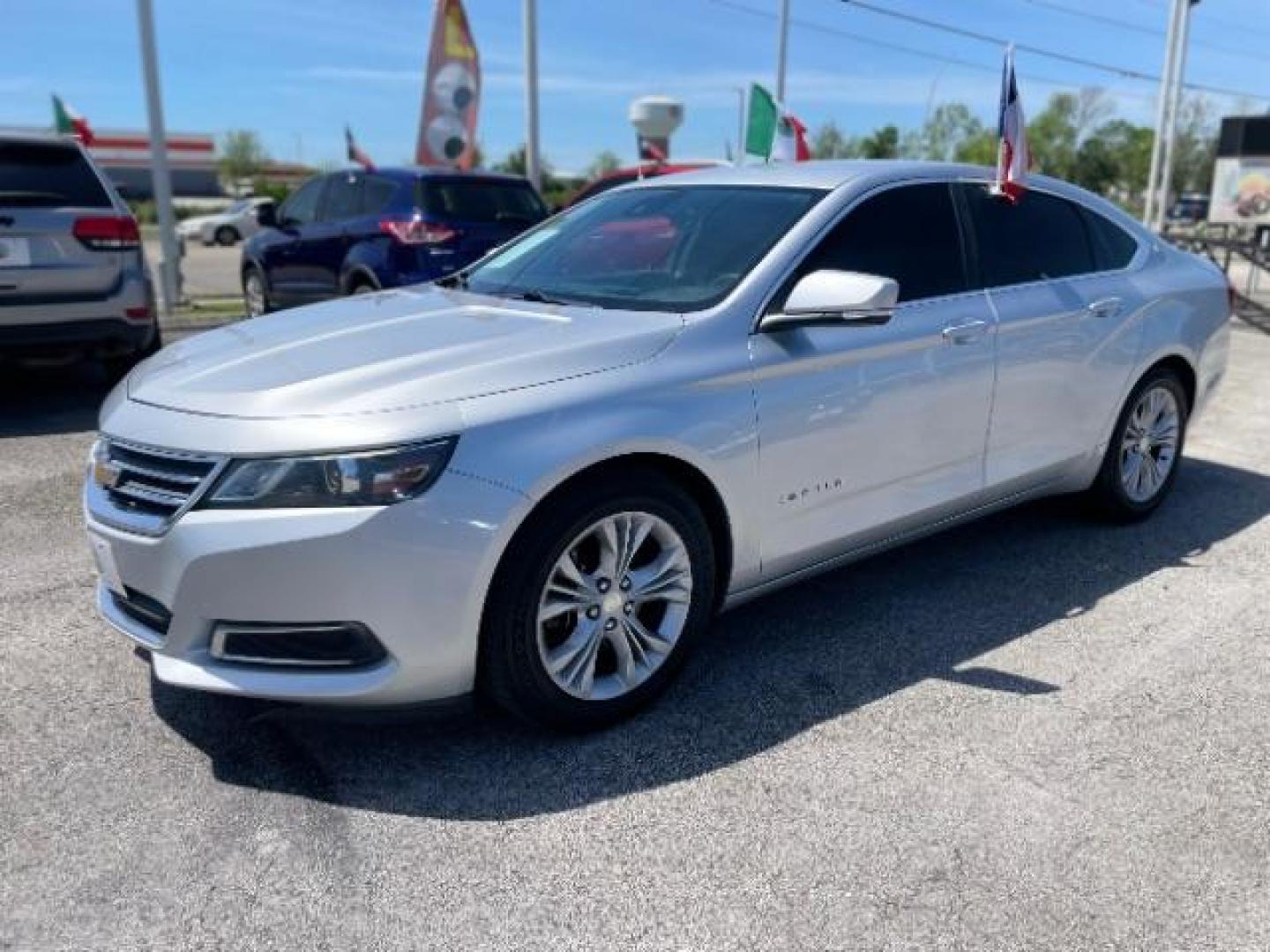 2015 Silver Ice Metallic /Brownstone/Jet Black Chevrolet Impala 2LT (1G1125S35FU) with an 3.6L V6 DOHC 24V engine, 6-Speed Automatic transmission, located at 4545 Spencer Hwy., Pasadena, 77504, (832) 266-1645, 29.666037, -95.173775 - Photo#0