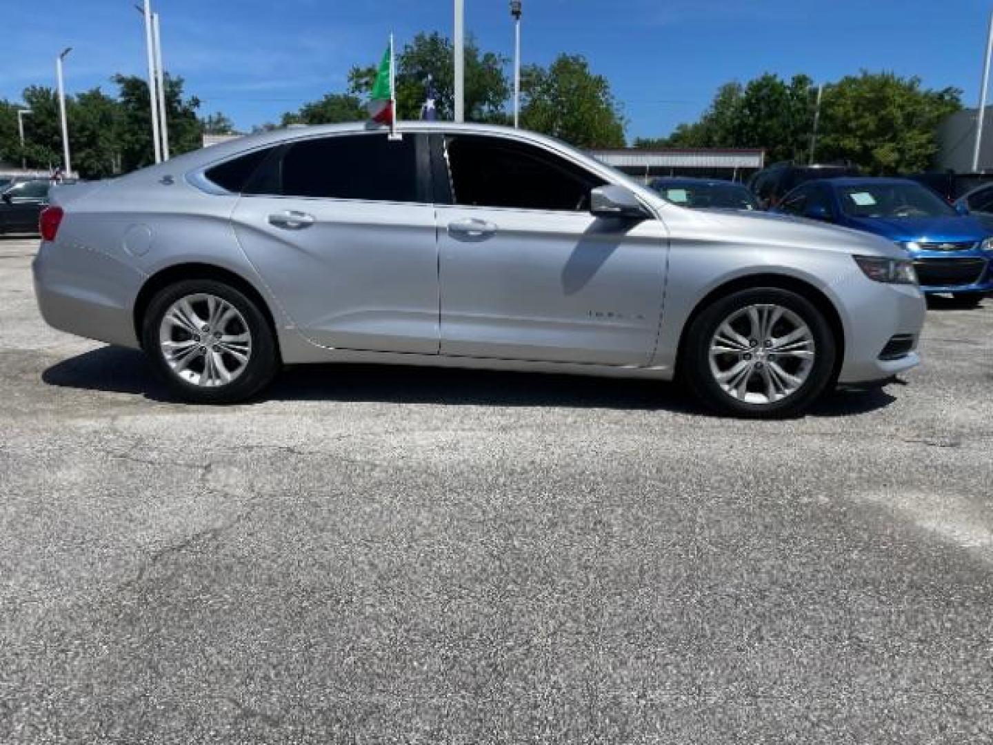 2015 Silver Ice Metallic /Brownstone/Jet Black Chevrolet Impala 2LT (1G1125S35FU) with an 3.6L V6 DOHC 24V engine, 6-Speed Automatic transmission, located at 4545 Spencer Hwy., Pasadena, 77504, (832) 266-1645, 29.666037, -95.173775 - Photo#3