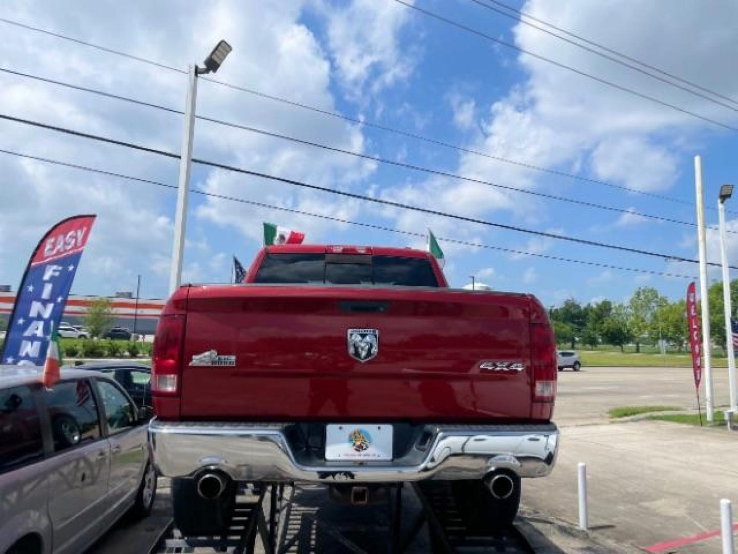 2010 Flame Red RAM 1500 SLT Crew Cab 4WD (1D7RV1CTXAS) with an 5.7L V8 OHV 16V engine, 5-Speed Automatic transmission, located at 4545 Spencer Hwy., Pasadena, 77504, (832) 266-1645, 29.666037, -95.173775 - Photo#4