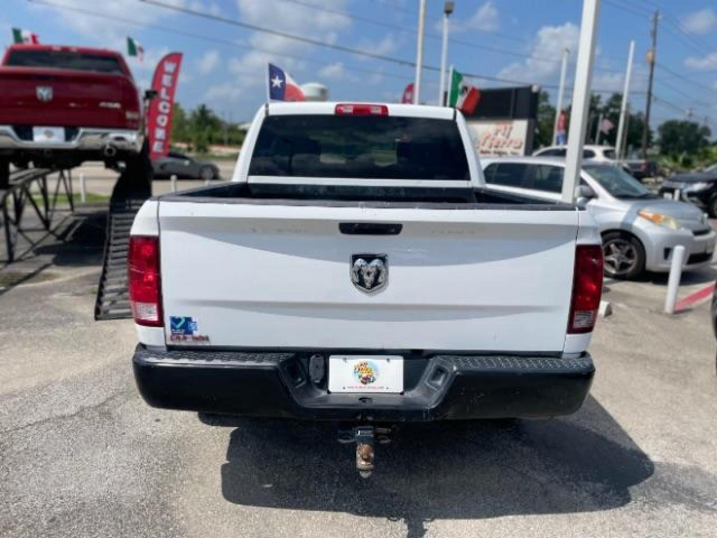 2017 Bright White Clear Coat /Black/Diesel Gray, cloth RAM 1500 Tradesman Crew Cab SWB 2WD (1C6RR6KT5HS) with an 5.7L V8 OHV 16V engine, 8-Speed Automatic transmission, located at 4545 Spencer Hwy., Pasadena, 77504, (832) 266-1645, 29.666037, -95.173775 - Photo#2