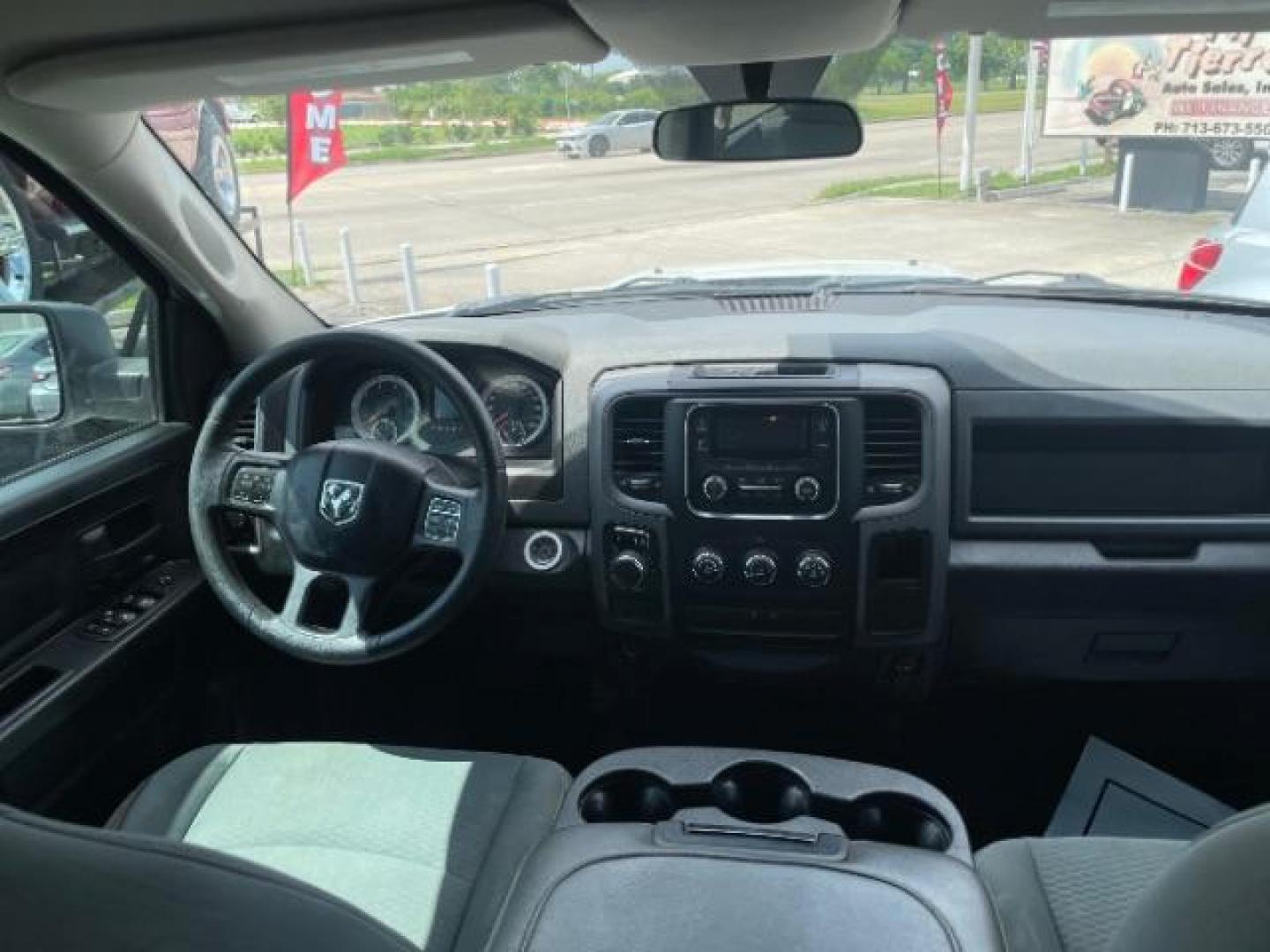 2017 Bright White Clear Coat /Black/Diesel Gray, cloth RAM 1500 Tradesman Crew Cab SWB 2WD (1C6RR6KT5HS) with an 5.7L V8 OHV 16V engine, 8-Speed Automatic transmission, located at 4545 Spencer Hwy., Pasadena, 77504, (832) 266-1645, 29.666037, -95.173775 - Photo#5