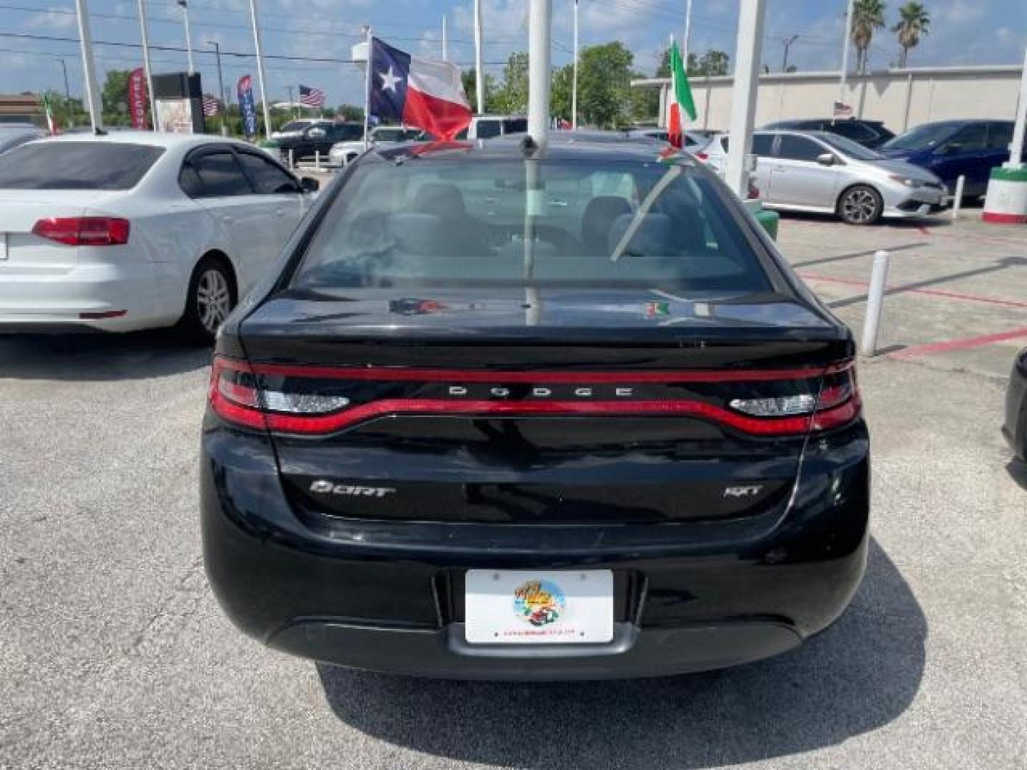 2016 BLACK Dodge Dart SXT (1C3CDFBB4GD) with an 2.4L L4 DOHC 16V engine, located at 4545 Spencer Hwy., Pasadena, 77504, (832) 266-1645, 29.666037, -95.173775 - Photo#2