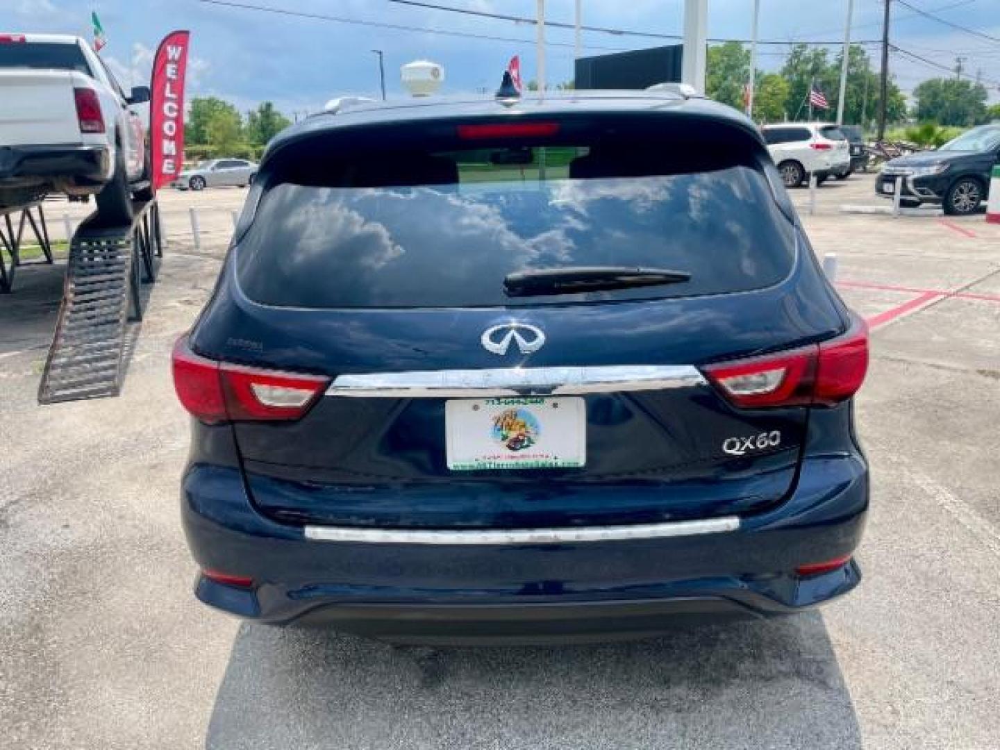 2016 Iridium Blue /High Contrast Wheat, leather Infiniti QX60 Base AWD (5N1AL0MM5GC) with an 3.5L V6 DOHC 24V engine, Continuously Variable Transmission transmission, located at 4545 Spencer Hwy., Pasadena, 77504, (832) 266-1645, 29.666037, -95.173775 - Photo#3