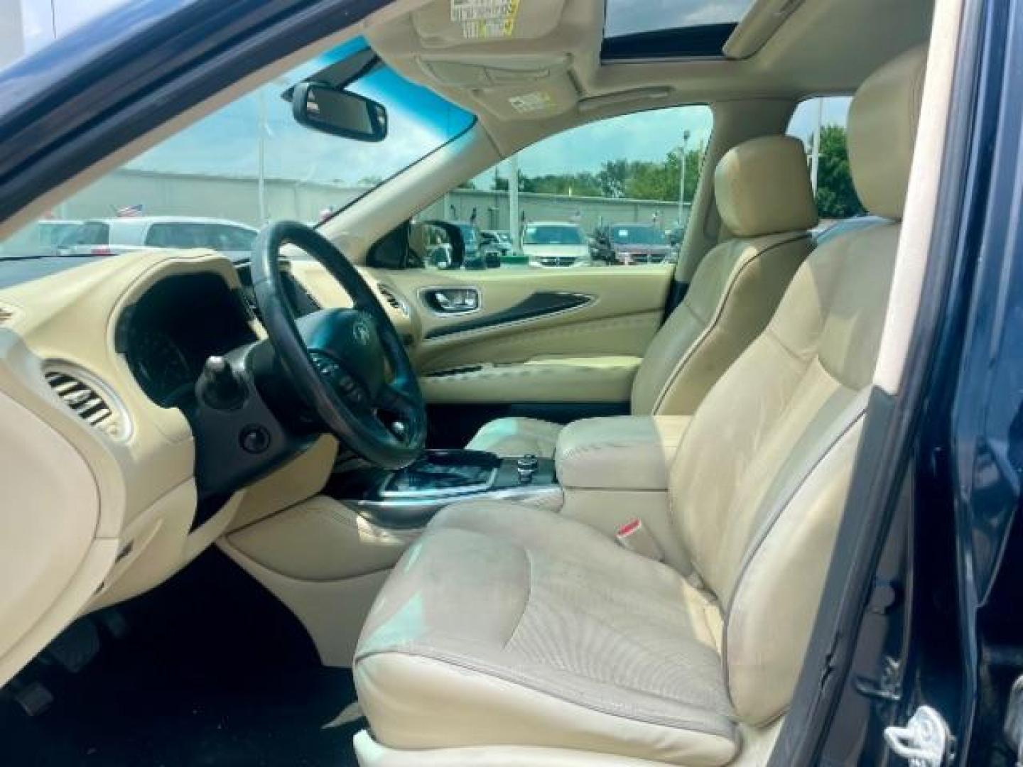 2016 Iridium Blue /High Contrast Wheat, leather Infiniti QX60 Base AWD (5N1AL0MM5GC) with an 3.5L V6 DOHC 24V engine, Continuously Variable Transmission transmission, located at 4545 Spencer Hwy., Pasadena, 77504, (832) 266-1645, 29.666037, -95.173775 - Photo#8