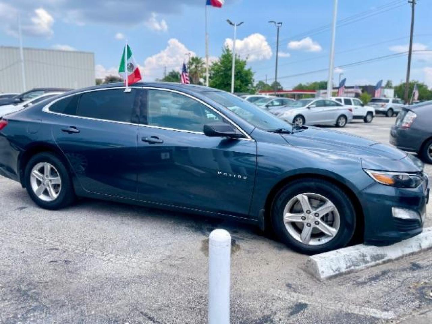 2019 Pacific Blue Metallic Chevrolet Malibu LS (1G1ZB5ST1KF) with an 1.5L L4 DOHC 16V engine, 6-Speed Automatic transmission, located at 4545 Spencer Hwy., Pasadena, 77504, (832) 266-1645, 29.666037, -95.173775 - Photo#2