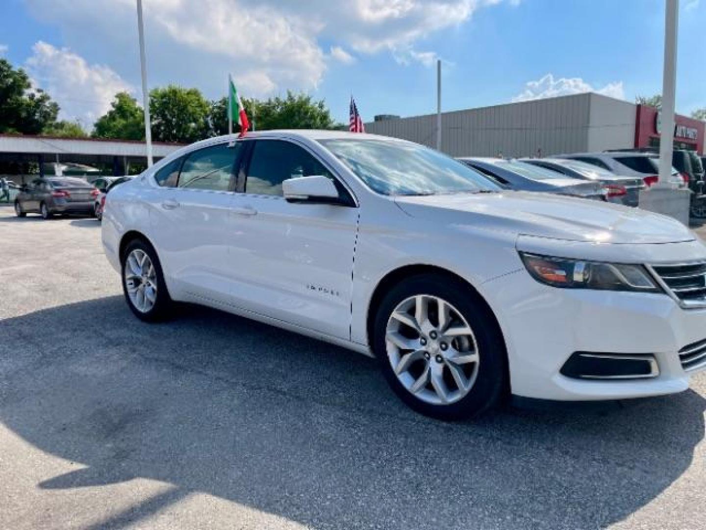 2017 Summit White Chevrolet Impala LT (1G1105S34HU) with an 3.6L V6 DOHC 24V engine, 6-Speed Automatic transmission, located at 4545 Spencer Hwy., Pasadena, 77504, (832) 266-1645, 29.666037, -95.173775 - Photo#2