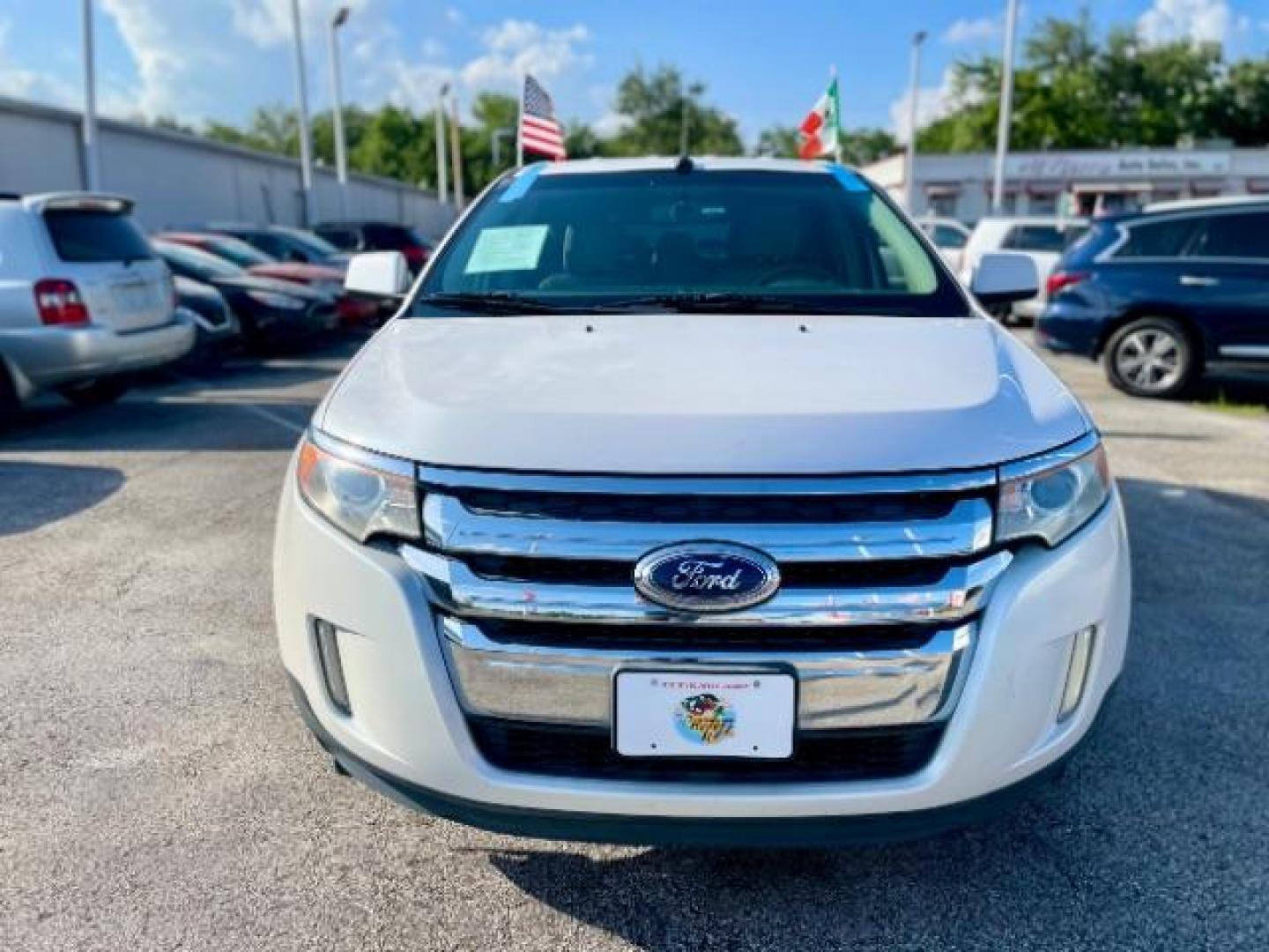 2011 White Platinum Tricoat Metallic Ford Edge Limited FWD (2FMDK3KC8BB) with an 3.5L V6 DOHC 24V engine, 6-Speed Automatic transmission, located at 4545 Spencer Hwy., Pasadena, 77504, (832) 266-1645, 29.666037, -95.173775 - Photo#0