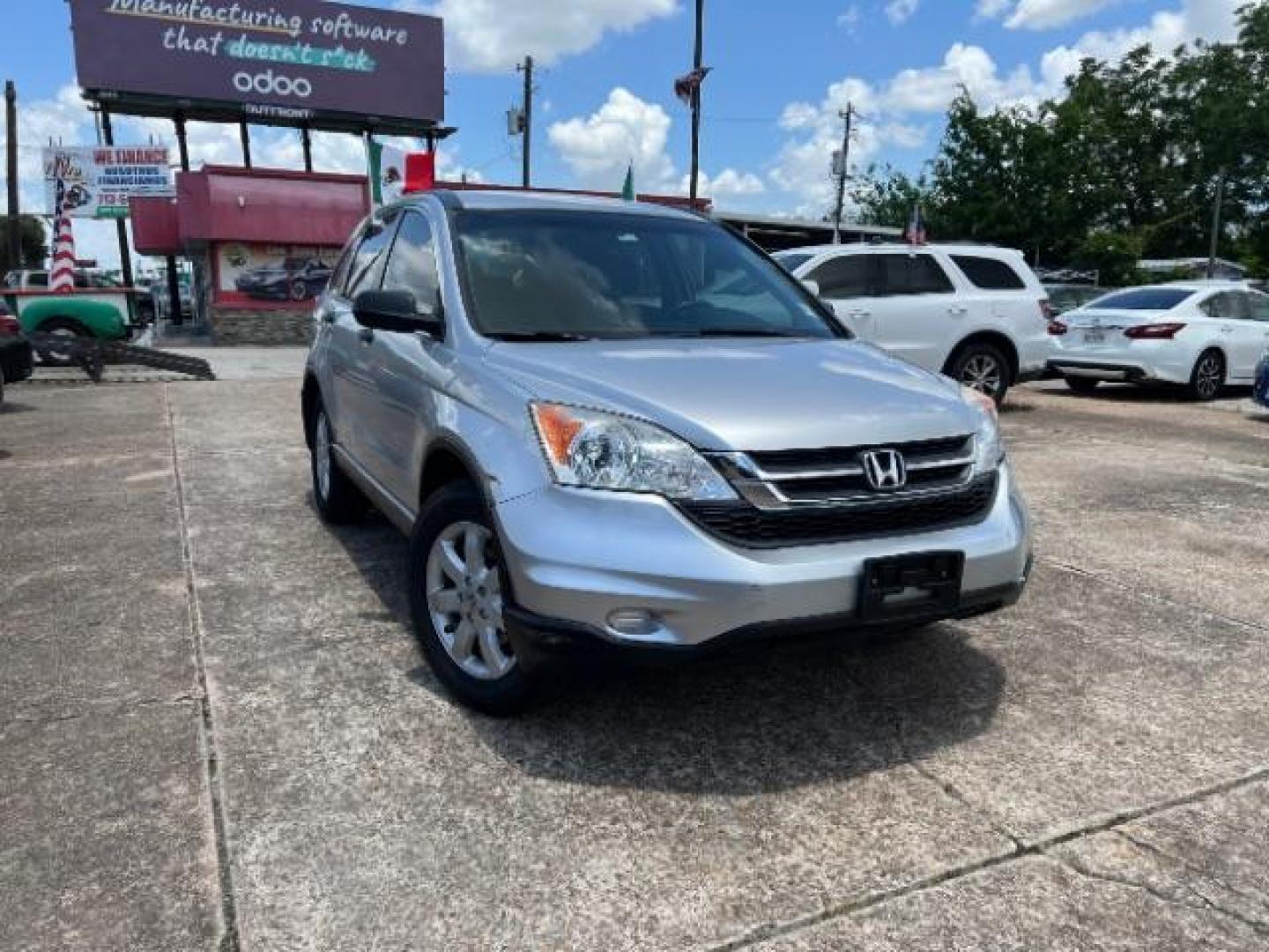 2011 Alabaster Silver Metallic /Black Cloth Interior Honda CR-V SE 2WD 5-Speed AT (JHLRE3H48BC) with an 2.4L L4 DOHC 16V engine, 5-Speed Automatic transmission, located at 7935 Gulf Freeway, Houston, 77017, (832) 266-1645, 29.684393, -95.275665 - Photo#0