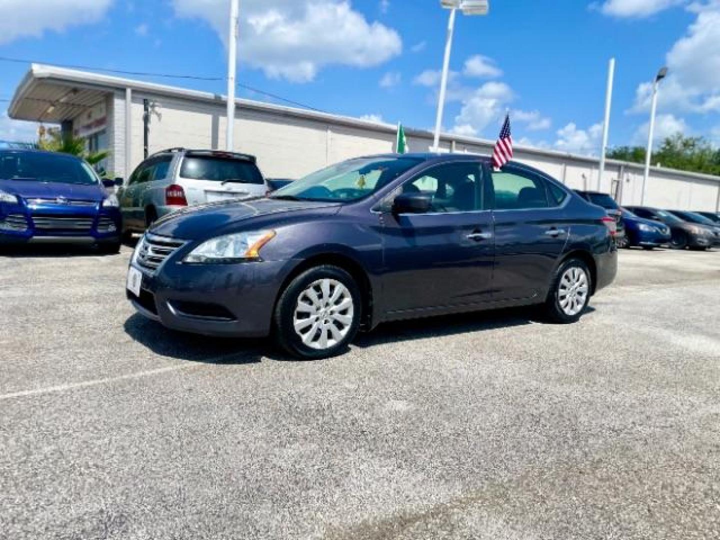 2015 Amethyst Gray /Charcoal, premium cl Nissan Sentra SV (3N1AB7AP4FL) with an 1.8L L4 SFI DOHC 16 engine, Continuously Variabl transmission, located at 4545 Spencer Hwy., Pasadena, 77504, (832) 266-1645, 29.666037, -95.173775 - Photo#0