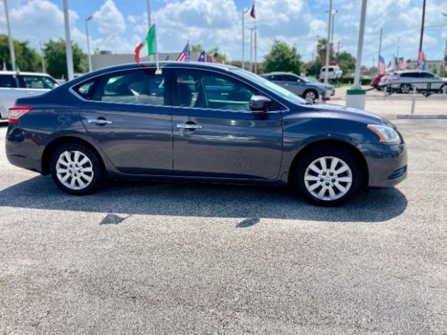 2015 Amethyst Gray /Charcoal, premium cl Nissan Sentra SV (3N1AB7AP4FL) with an 1.8L L4 SFI DOHC 16 engine, Continuously Variabl transmission, located at 4545 Spencer Hwy., Pasadena, 77504, (832) 266-1645, 29.666037, -95.173775 - Photo#2