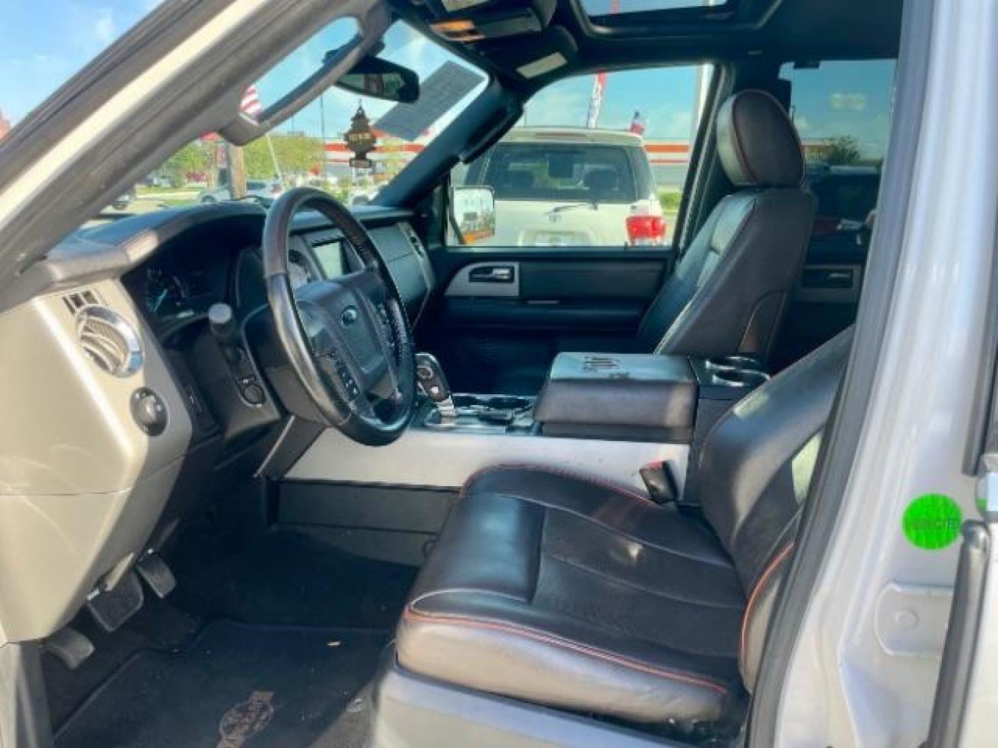 2015 White Platinum Met TC /Mesa w/Ebony Ford Expedition EL King Ranch 2WD (1FMJK1HTXFE) with an 3.5L V6 DOHC 24V FFV engine, 6-Speed Automatic transmission, located at 4545 Spencer Hwy., Pasadena, 77504, (832) 266-1645, 29.666037, -95.173775 - Photo#10