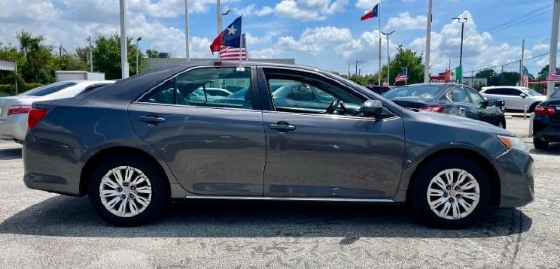 2014 Cosmic Gray Mica /Ash Toyota Camry LE (4T4BF1FK5ER) with an 2.5L L4 DOHC 16V engine, 6-Speed Automatic transmission, located at 4545 Spencer Hwy., Pasadena, 77504, (832) 266-1645, 29.666037, -95.173775 - Photo#2