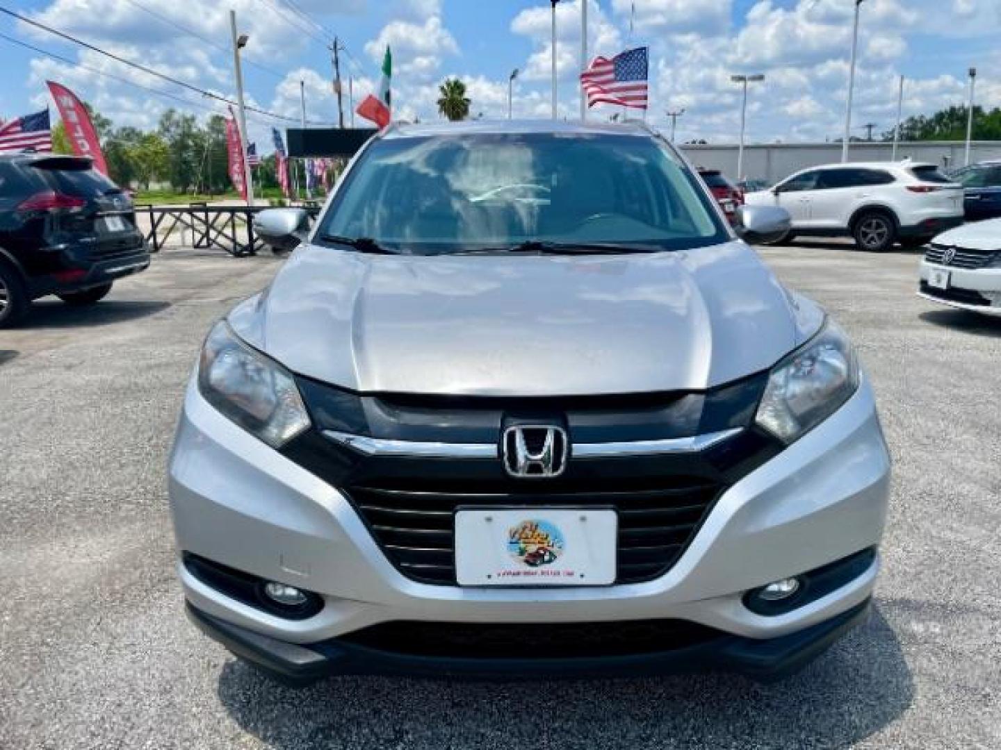 2016 Modern Steel Metallic /Gray, leather Honda HR-V EX-L w/Navigation CVT (3CZRU5H7XGM) with an 1.8L L4 DOHC 16V engine, Continuously Variable Transmission transmission, located at 4545 Spencer Hwy., Pasadena, 77504, (832) 266-1645, 29.666037, -95.173775 - Photo#0