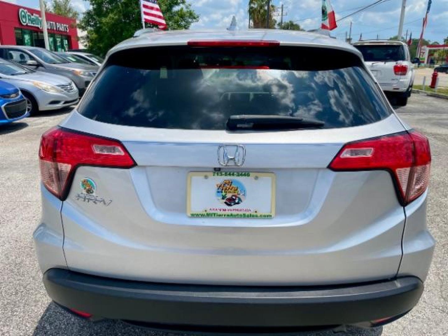 2016 Modern Steel Metallic /Gray, leather Honda HR-V EX-L w/Navigation CVT (3CZRU5H7XGM) with an 1.8L L4 DOHC 16V engine, Continuously Variable Transmission transmission, located at 4545 Spencer Hwy., Pasadena, 77504, (832) 266-1645, 29.666037, -95.173775 - Photo#3