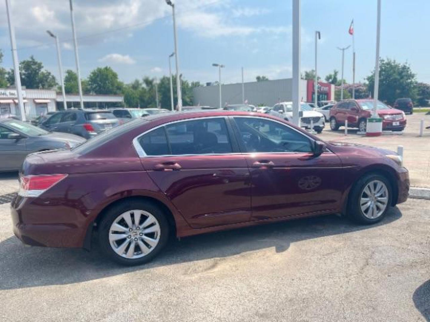 2011 Basque Red Pearl /Ivory Leather Interior Honda Accord EX-L Sedan AT with Navigation (1HGCP2F85BA) with an 2.4L L4 DOHC 16V engine, 5-Speed Automatic transmission, located at 4545 Spencer Hwy., Pasadena, 77504, (832) 266-1645, 29.666037, -95.173775 - Photo#2