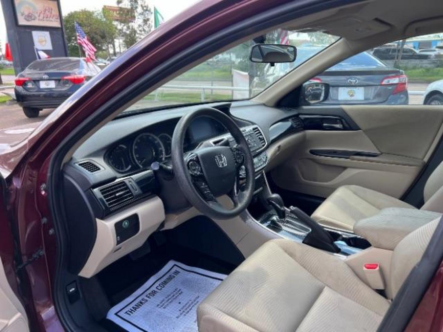 2017 Kona Coffee Metallic Honda Accord LX Sedan CVT (1HGCR2F33HA) with an 2.4L L4 DOHC 16V engine, Continuously Variable Transmission transmission, located at 7935 Gulf Freeway, Houston, 77017, (832) 266-1645, 29.684393, -95.275665 - Photo#8