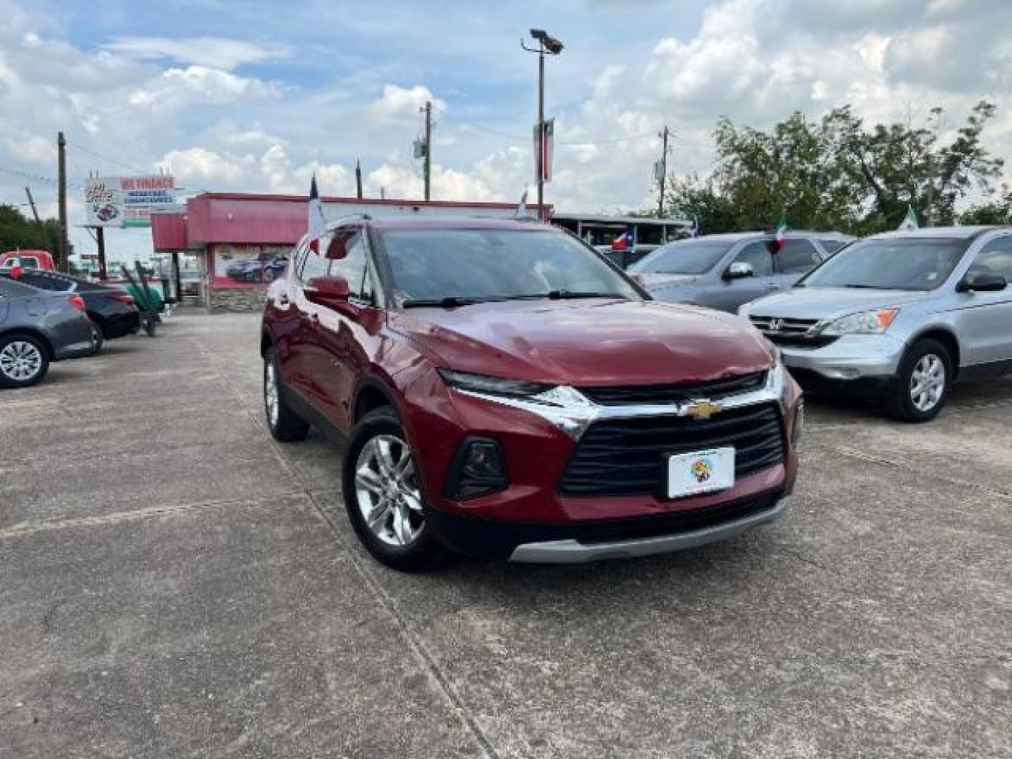 2020 Red Hot Chevrolet Blazer 2LT (3GNKBCR41LS) with an 2.0L L4 DOHC 16 TURBO engine, 9-Speed Automatic transmission, located at 7935 Gulf Freeway, Houston, 77017, (832) 266-1645, 29.684393, -95.275665 - Photo#0