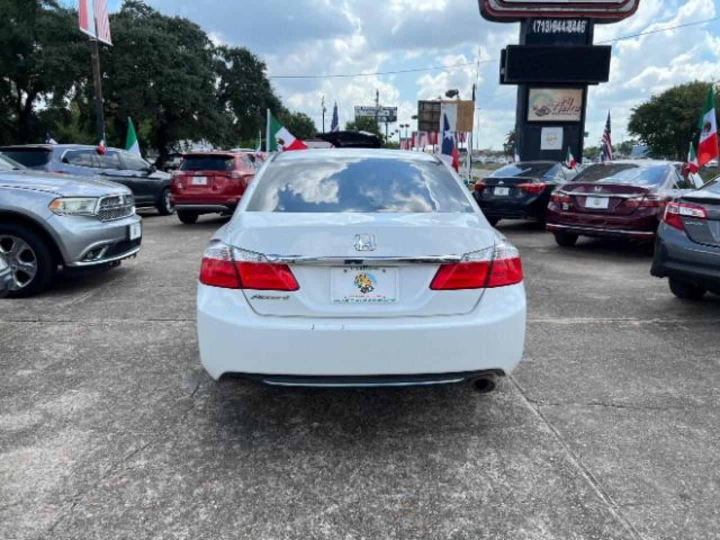 2015 White Orchid Pearl Honda Accord LX Sedan CVT (1HGCR2F3XFA) with an 2.4L L4 DOHC 16V engine, Continuously Variable Transmission transmission, located at 7935 Gulf Freeway, Houston, 77017, (832) 266-1645, 29.684393, -95.275665 - Photo#5