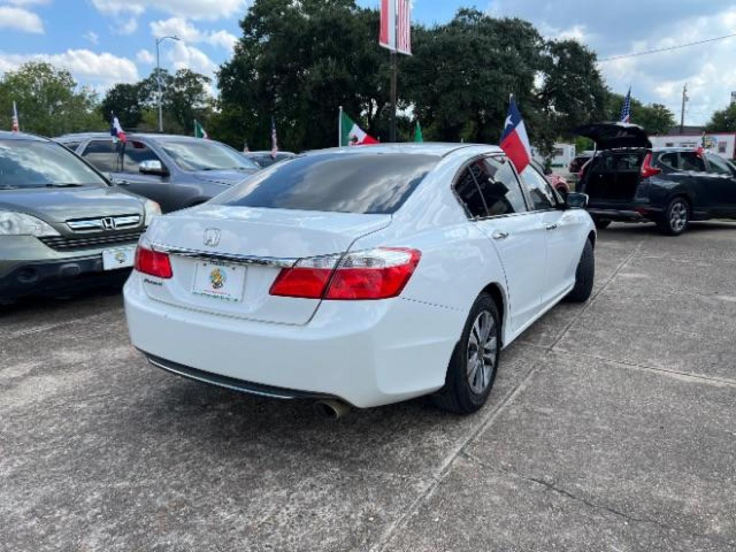 2015 White Orchid Pearl Honda Accord LX Sedan CVT (1HGCR2F3XFA) with an 2.4L L4 DOHC 16V engine, Continuously Variable Transmission transmission, located at 7935 Gulf Freeway, Houston, 77017, (832) 266-1645, 29.684393, -95.275665 - Photo#6