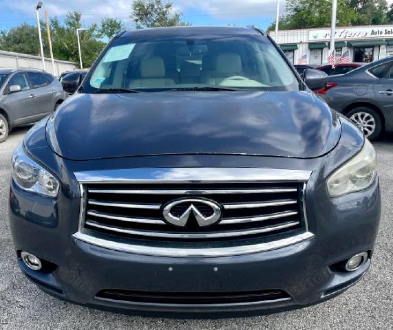 2014 Black Obsidian Infiniti QX60 Base AWD (5N1AL0MMXEC) with an 3.5L V6 DOHC 24V engine, Continuously Variabl transmission, located at 4545 Spencer Hwy., Pasadena, 77504, (832) 266-1645, 29.666037, -95.173775 - Photo#1