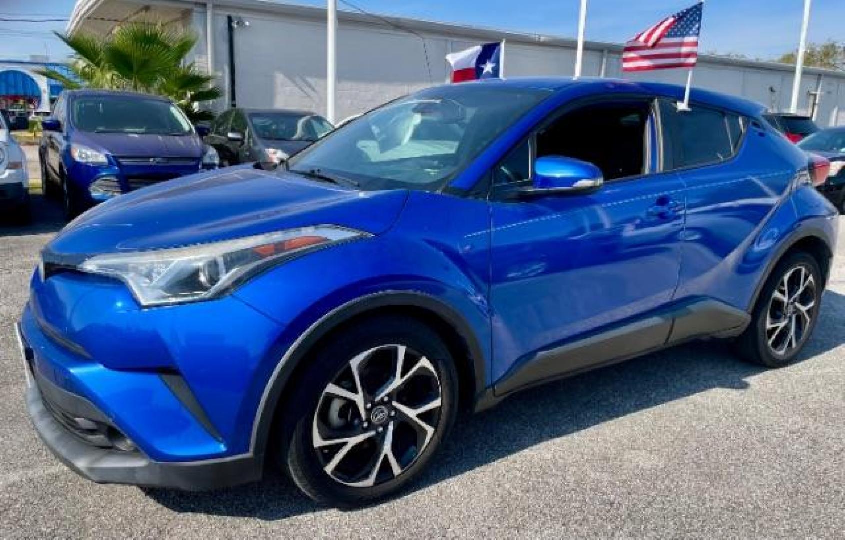 2018 Blue /Black Toyota C-HR XLE (NMTKHMBX8JR) with an 2.0L L4 DOHC 16V engine, Continuously Variable Transmission transmission, located at 4545 Spencer Hwy., Pasadena, 77504, (832) 266-1645, 29.666037, -95.173775 - Photo#0