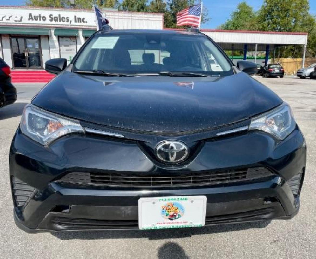 2018 Black Currant Metallic /Black, cloth Toyota RAV4 LE FWD (2T3ZFREV2JW) with an 2.5L L4 DOHC 16V engine, 6-Speed Automatic transmission, located at 4545 Spencer Hwy., Pasadena, 77504, (832) 266-1645, 29.666037, -95.173775 - Photo#1