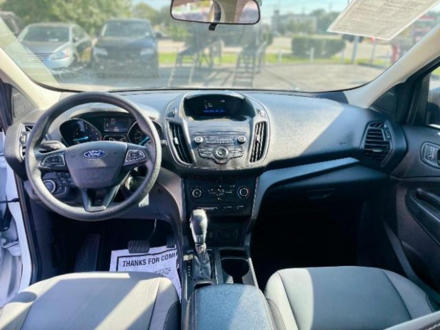 2019 Oxford White /Chromite Gray/Charcoal Black, cloth Ford Escape S FWD (1FMCU0F78KU) with an 2.5L L4 DOHC 16V engine, 6-Speed Automatic transmission, located at 4545 Spencer Hwy., Pasadena, 77504, (832) 266-1645, 29.666037, -95.173775 - Photo#9