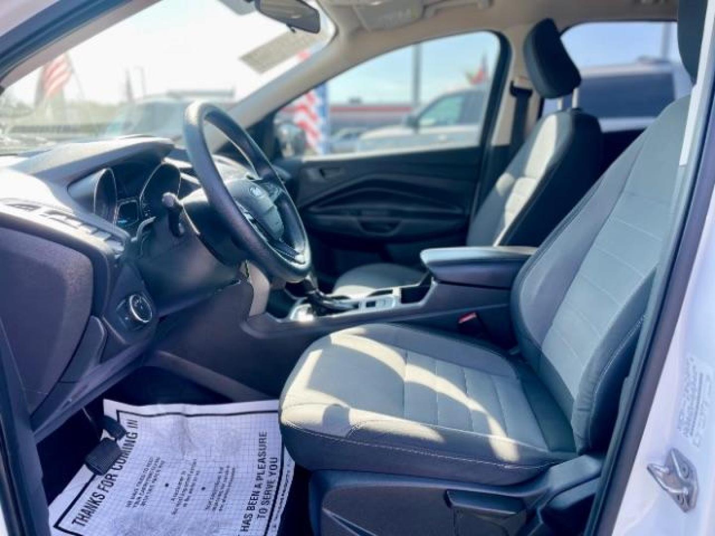 2019 Oxford White /Chromite Gray/Charcoal Black, cloth Ford Escape S FWD (1FMCU0F78KU) with an 2.5L L4 DOHC 16V engine, 6-Speed Automatic transmission, located at 4545 Spencer Hwy., Pasadena, 77504, (832) 266-1645, 29.666037, -95.173775 - Photo#8