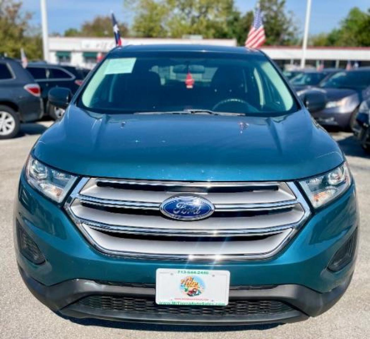 2016 Kona Blue Metallic /Ebony, cloth Ford Edge SE FWD (2FMPK3G9XGB) with an 2.0L L4 DOHC 16V engine, 6-Speed Automatic transmission, located at 4545 Spencer Hwy., Pasadena, 77504, (832) 266-1645, 29.666037, -95.173775 - Photo#0