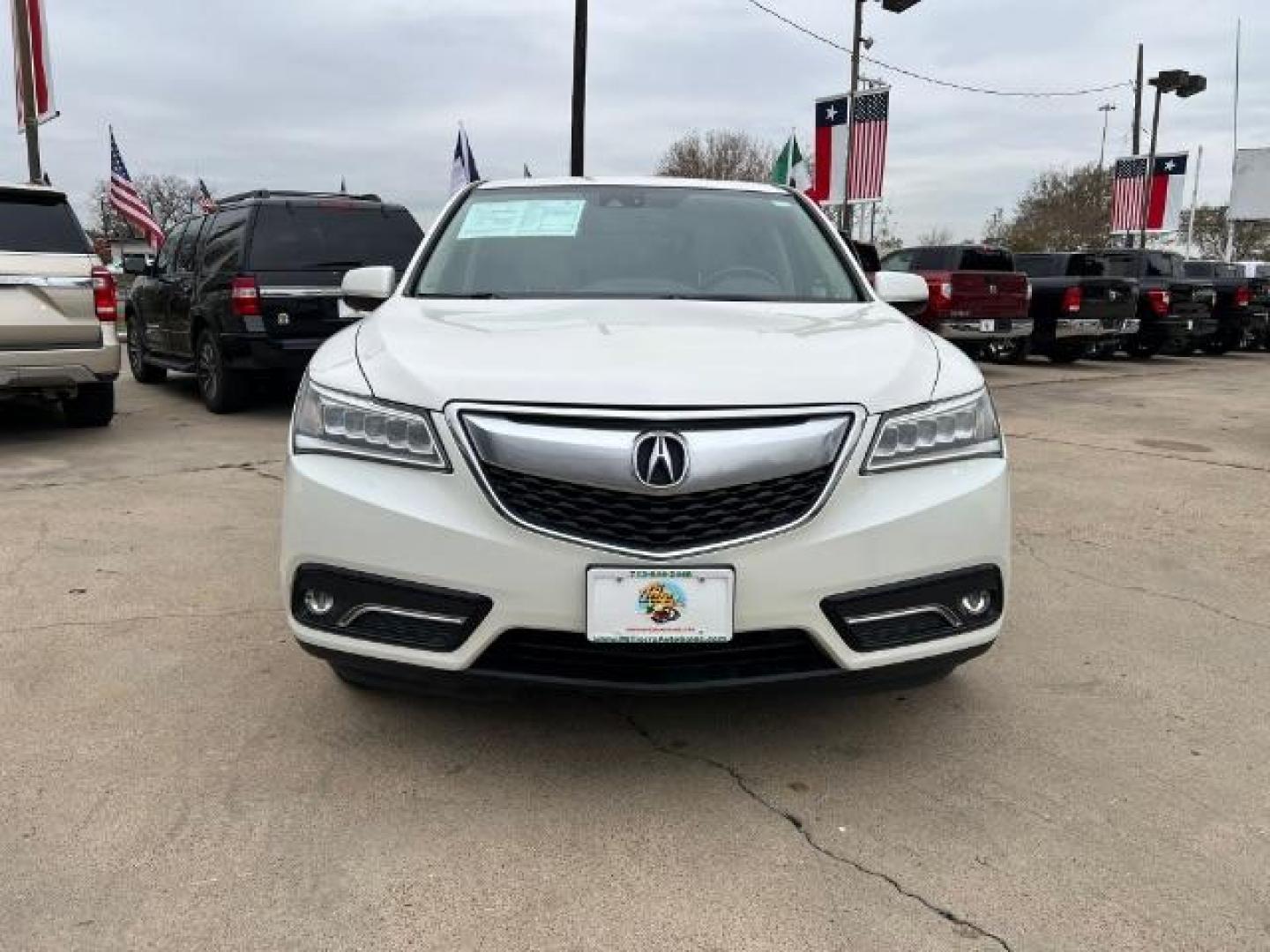 2014 White Diamond Pearl Acura MDX 6-Spd AT w/Tech Package (5FRYD3H42EB) with an 3.5L V6 SOHC 24V engine, 6-Speed Automatic transmission, located at 7935 Gulf Freeway, Houston, 77017, (832) 266-1645, 29.684393, -95.275665 - Photo#1