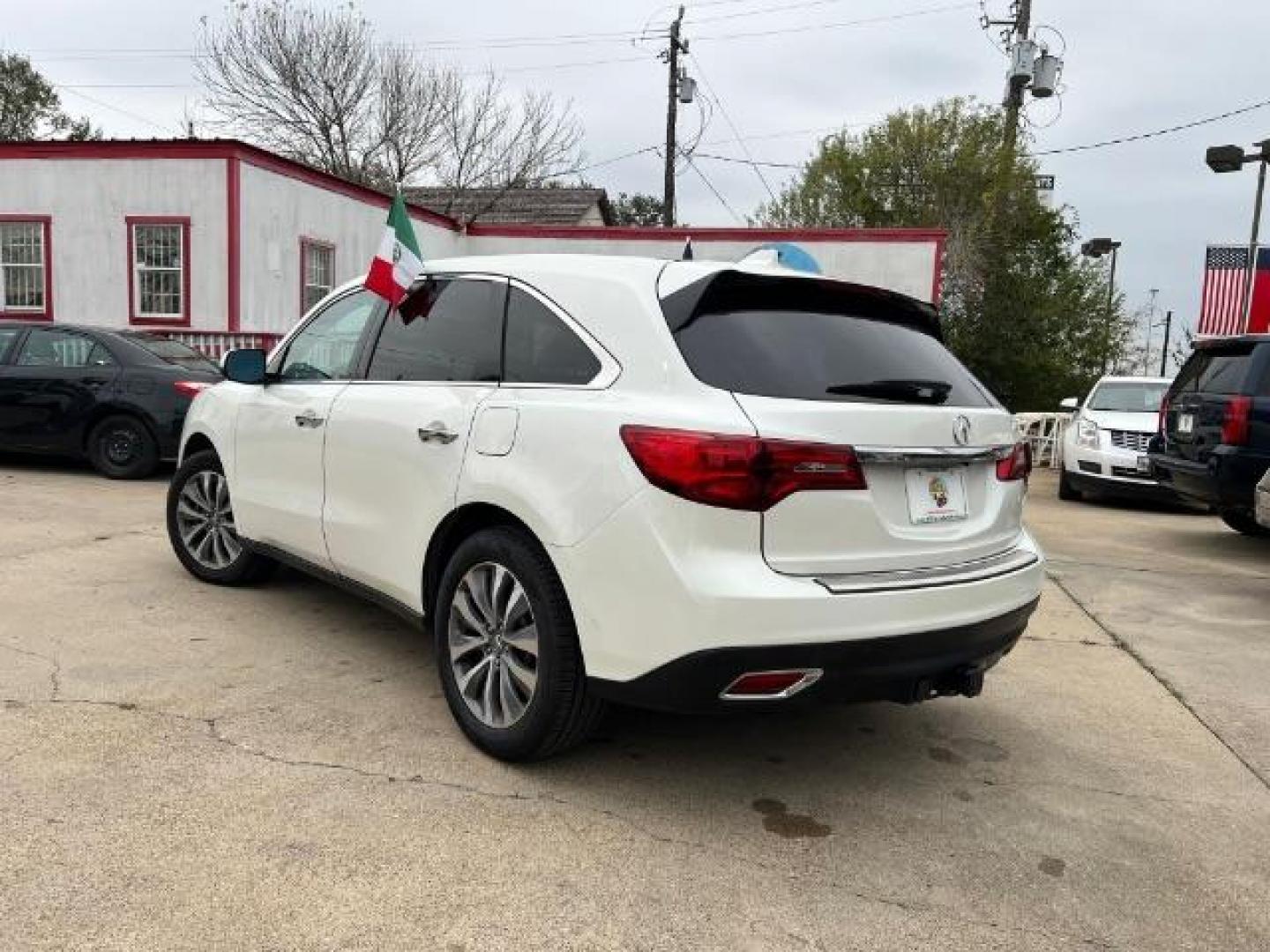 2014 White Diamond Pearl Acura MDX 6-Spd AT w/Tech Package (5FRYD3H42EB) with an 3.5L V6 SOHC 24V engine, 6-Speed Automatic transmission, located at 7935 Gulf Freeway, Houston, 77017, (832) 266-1645, 29.684393, -95.275665 - Photo#4