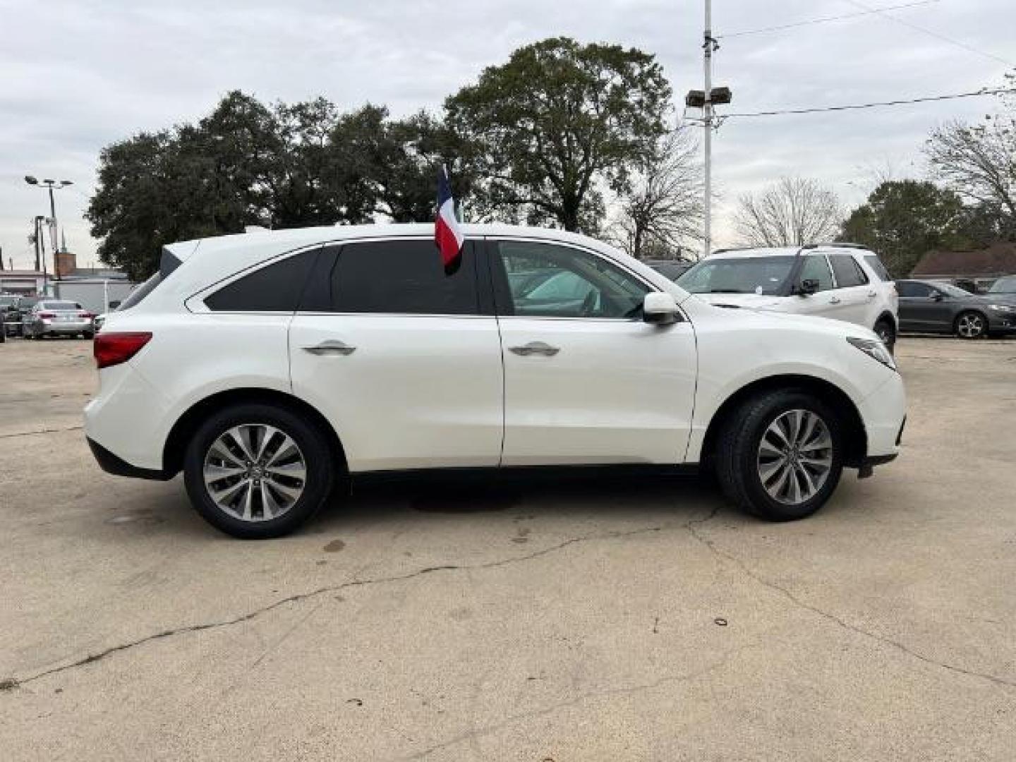 2014 White Diamond Pearl Acura MDX 6-Spd AT w/Tech Package (5FRYD3H42EB) with an 3.5L V6 SOHC 24V engine, 6-Speed Automatic transmission, located at 7935 Gulf Freeway, Houston, 77017, (832) 266-1645, 29.684393, -95.275665 - Photo#6