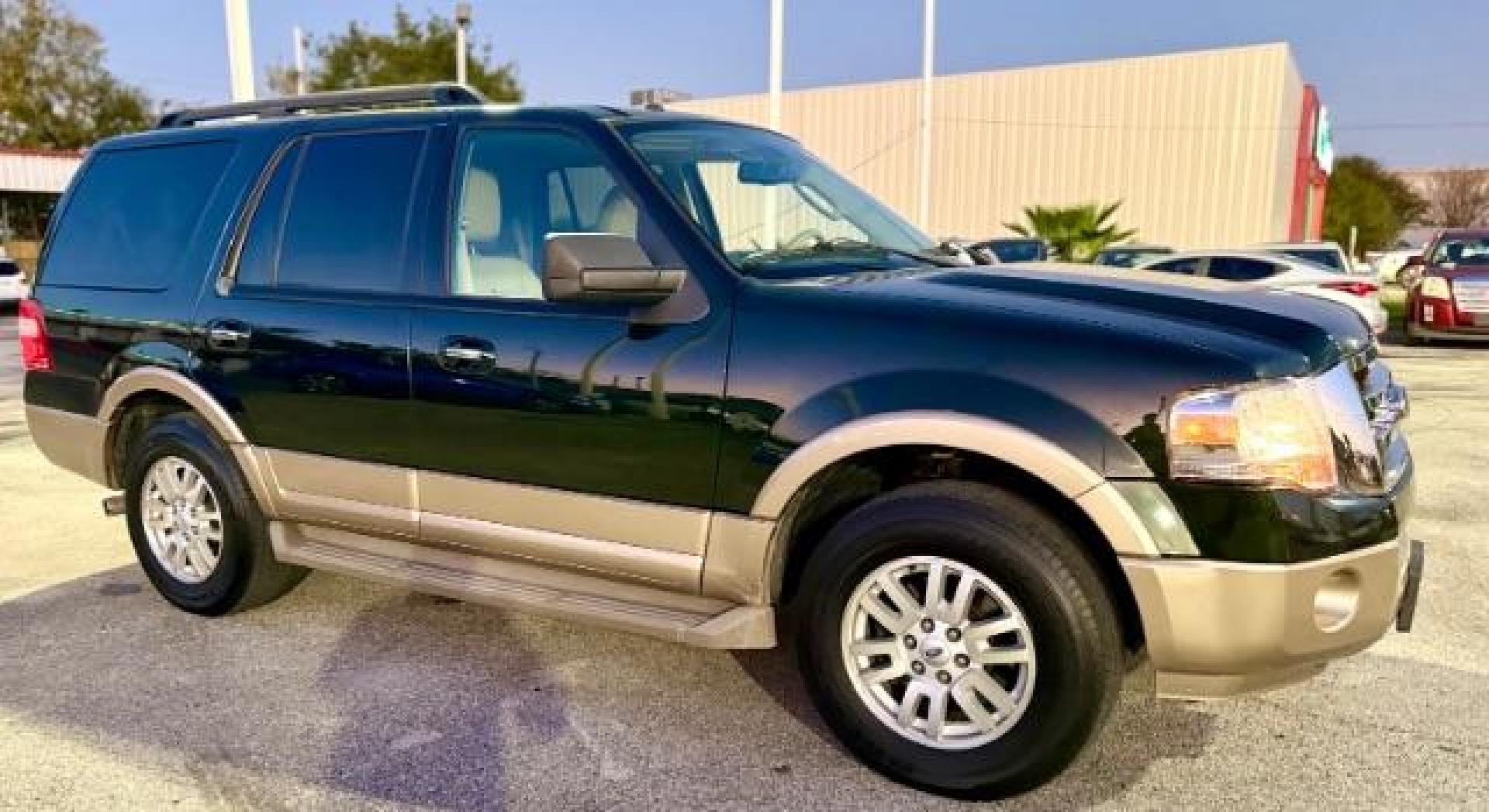 2014 Tuxedo Black Metallic Ford Expedition King Ranch 2WD (1FMJU1H56EE) with an 5.4L V8 SOHC 16V FFV engine, 6-Speed Automatic transmission, located at 4545 Spencer Hwy., Pasadena, 77504, (832) 266-1645, 29.666037, -95.173775 - Photo#0