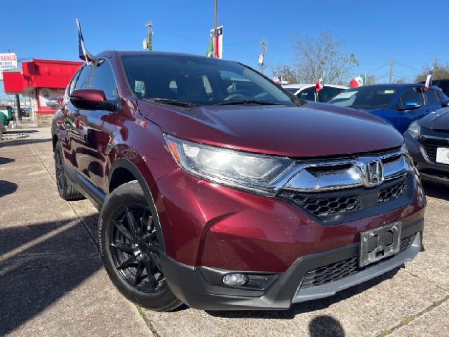 2017 Basque Red Pearl II Honda CR-V EX 2WD (7FARW1H58HE) with an 1.5L L4 16V DOHC TURBO engine, Continuously Variable Transmission transmission, located at 7935 Gulf Freeway, Houston, 77017, (832) 266-1645, 29.684393, -95.275665 - Photo#0