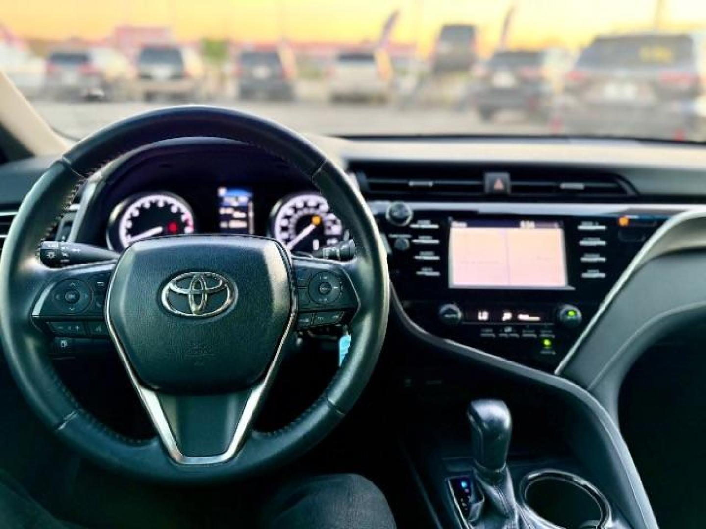 2018 Celestial Silver Metallic /Black, leatherette/cloth Toyota Camry SE (JTNB11HK0J3) with an 2.5L L4 DOHC 16V engine, 8-Speed Automatic transmission, located at 4545 Spencer Hwy., Pasadena, 77504, (832) 266-1645, 29.666037, -95.173775 - Photo#6