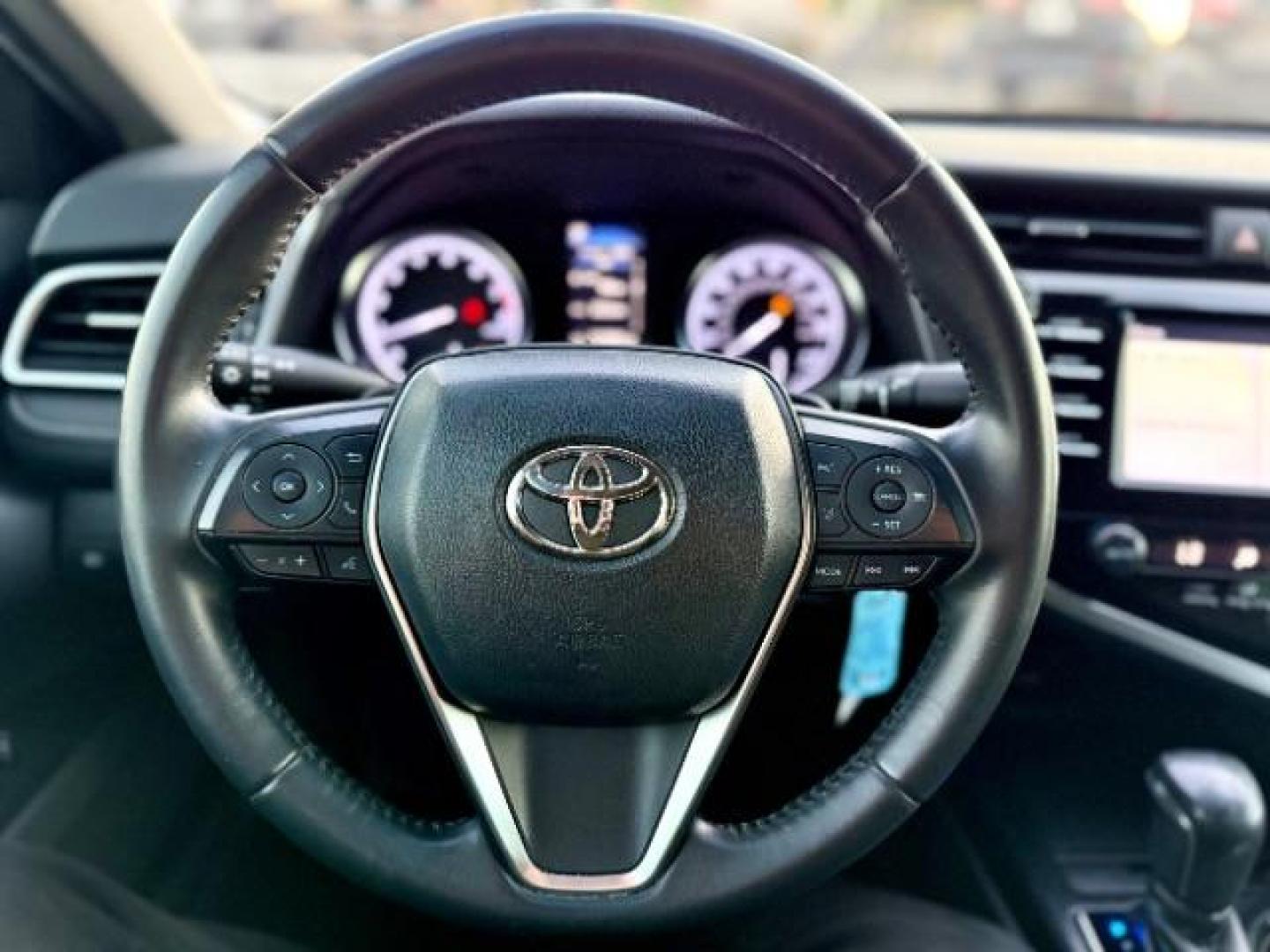 2018 Celestial Silver Metallic /Black, leatherette/cloth Toyota Camry SE (JTNB11HK0J3) with an 2.5L L4 DOHC 16V engine, 8-Speed Automatic transmission, located at 4545 Spencer Hwy., Pasadena, 77504, (832) 266-1645, 29.666037, -95.173775 - Photo#7