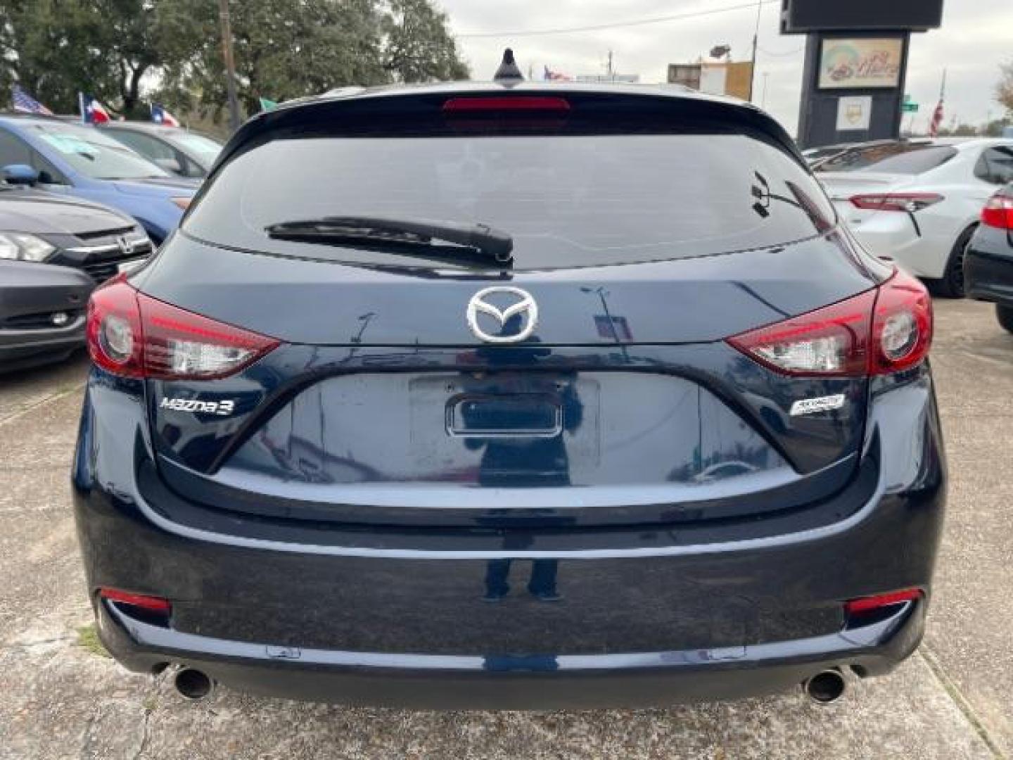 2017 Deep Crystal Blue Mica Mazda Mazda3 Touring Hatchback 4D (3MZBN1L75HM) with an 2.0 engine, Automatic transmission, located at 7935 Gulf Freeway, Houston, 77017, (832) 266-1645, 29.684393, -95.275665 - Photo#5