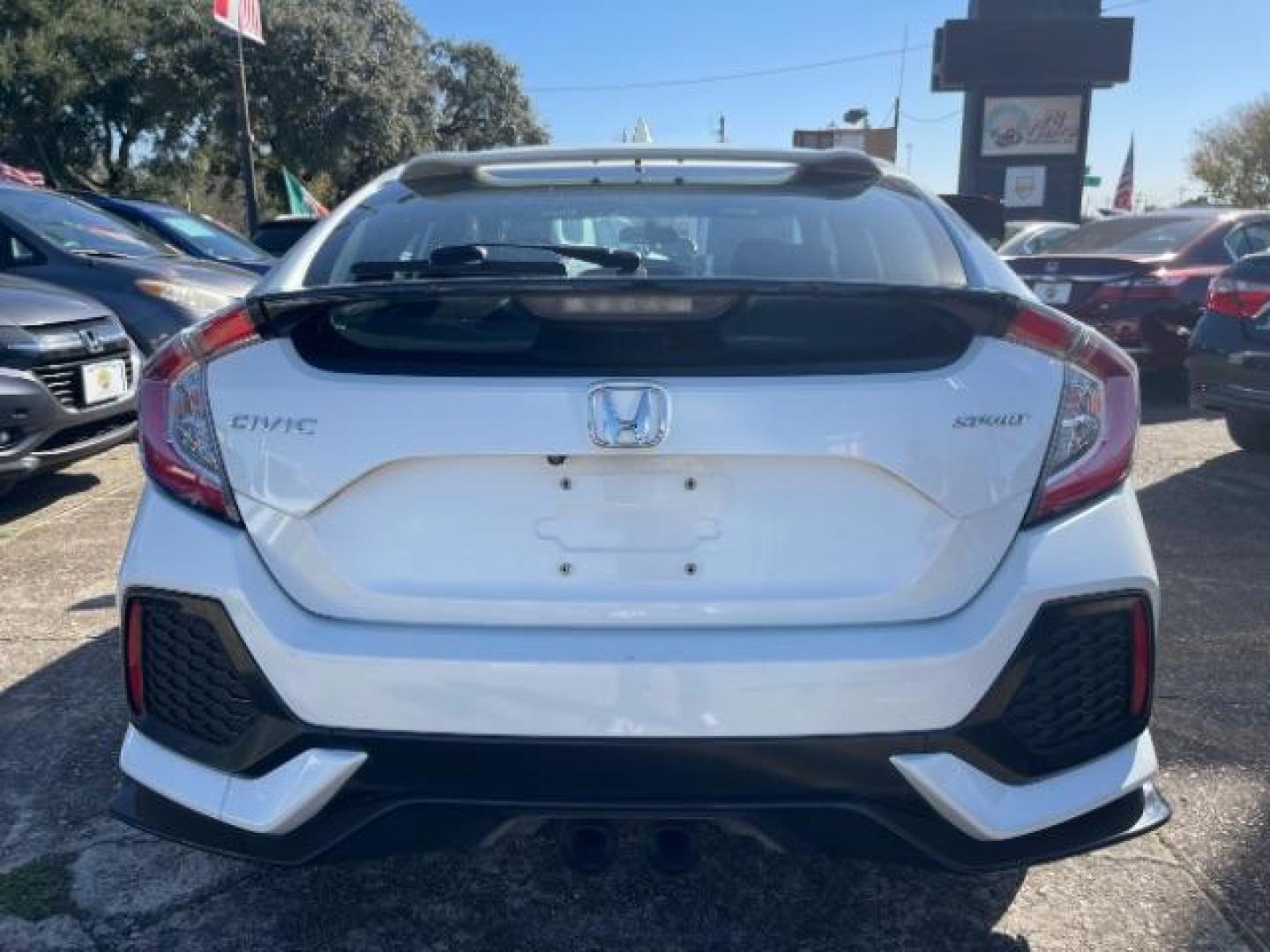 2018 White Orchid Pearl Honda Civic Sport (SHHFK7H41JU) with an 1.5L I-4 gasoline direct injection engine, Continuously Variable Transmission transmission, located at 7935 Gulf Freeway, Houston, 77017, (832) 266-1645, 29.684393, -95.275665 - Photo#5