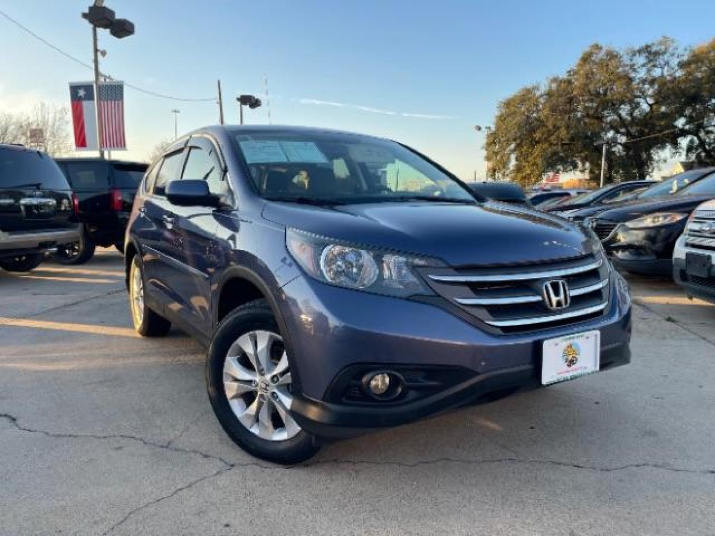 2014 Twilight Blue Metallic Honda CR-V EX Sport Utility 4D (2HKRM4H52EH) with an 2.4 engine, AUTOMATIC transmission, located at 7935 Gulf Freeway, Houston, 77017, (832) 266-1645, 29.684393, -95.275665 - Photo#0