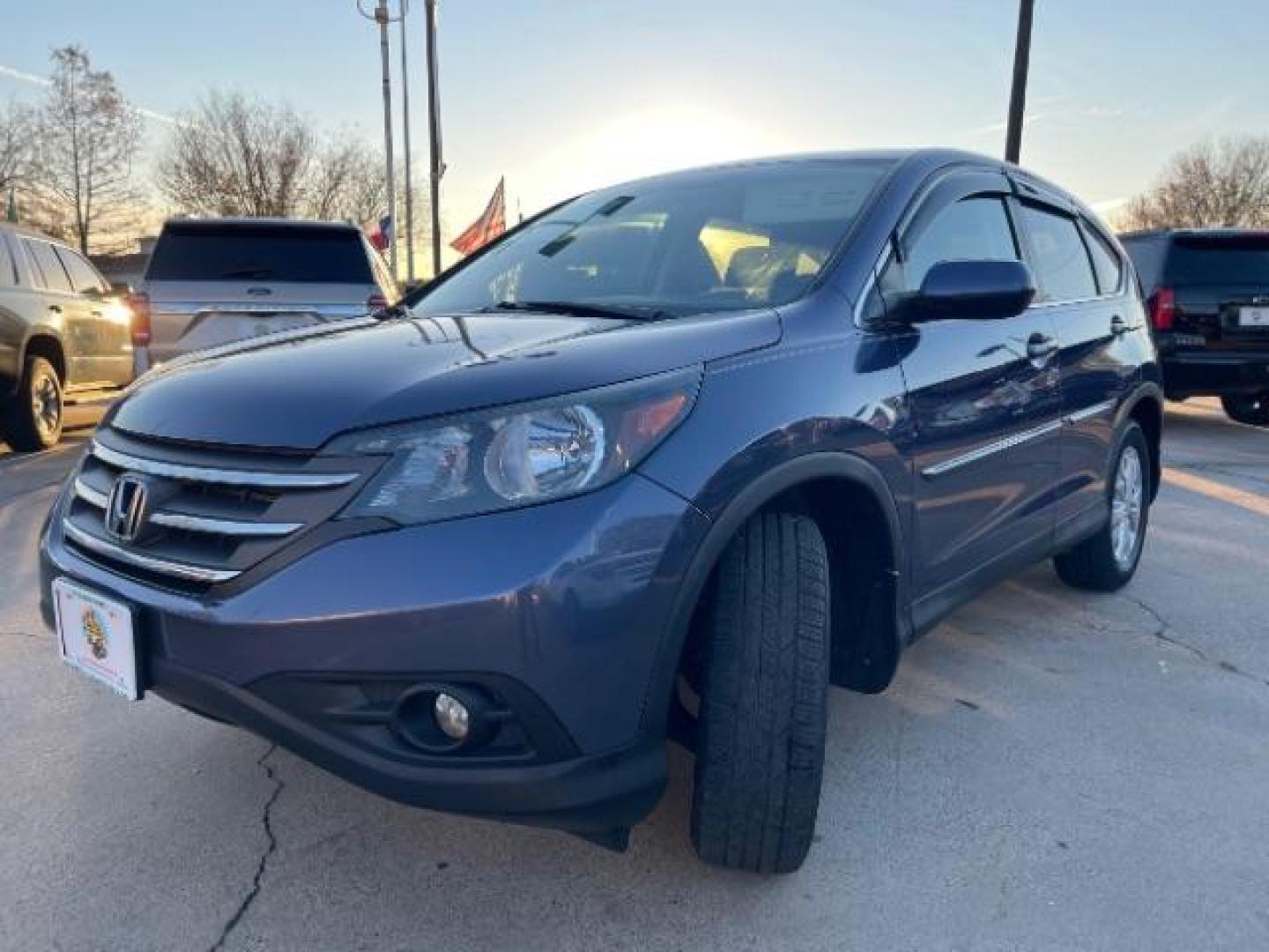 2014 Twilight Blue Metallic Honda CR-V EX Sport Utility 4D (2HKRM4H52EH) with an 2.4 engine, AUTOMATIC transmission, located at 7935 Gulf Freeway, Houston, 77017, (832) 266-1645, 29.684393, -95.275665 - Photo#2