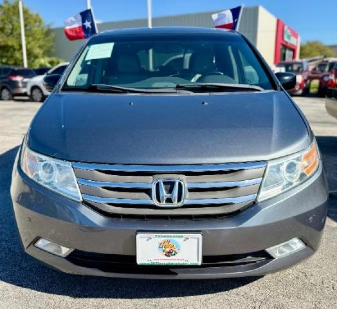 2013 Gray /Black Honda Odyssey Touring (5FNRL5H99DB) with an 3.5 L V6 engine, 6-speed automatic transmission, located at 4545 Spencer Hwy., Pasadena, 77504, (832) 266-1645, 29.666037, -95.173775 - Photo#2