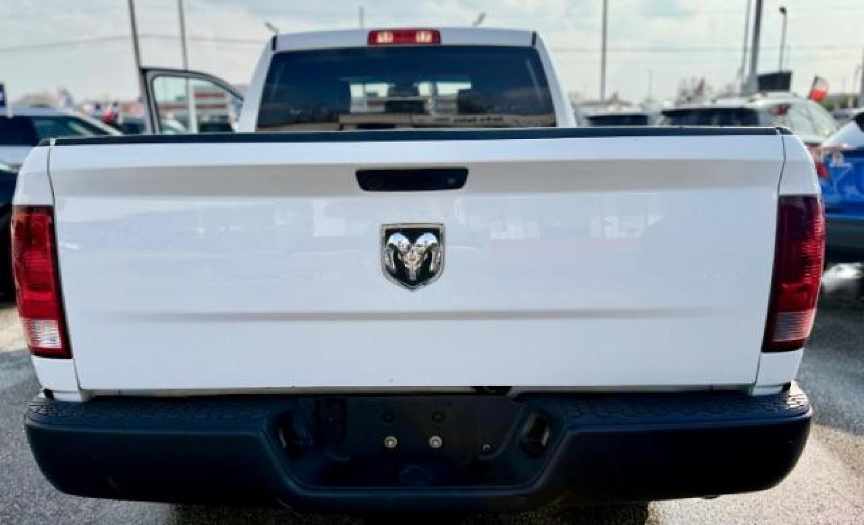 2019 White /Gray Ram 1500 Tradesman Quad Cab (1C6RR6FG4KS) with an 3.6L Pentastar V6 with eTorque engine, 8-speed automatic transmission, located at 4545 Spencer Hwy., Pasadena, 77504, (832) 266-1645, 29.666037, -95.173775 - Photo#3