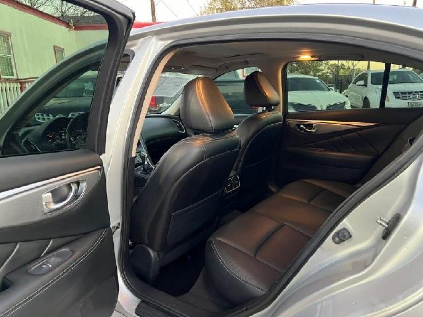 2015 Liquid Platinum /Black Infiniti Q50 3.7 Premium Sedan 4D (JN1BV7AP5FM) with an 3.7 engine, Automatic transmission, located at 7935 Gulf Freeway, Houston, 77017, (832) 266-1645, 29.684393, -95.275665 - Photo#10