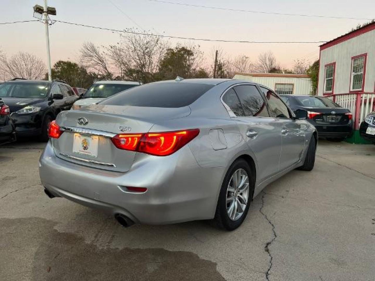 2015 Liquid Platinum /Black Infiniti Q50 3.7 Premium Sedan 4D (JN1BV7AP5FM) with an 3.7 engine, Automatic transmission, located at 7935 Gulf Freeway, Houston, 77017, (832) 266-1645, 29.684393, -95.275665 - Photo#6