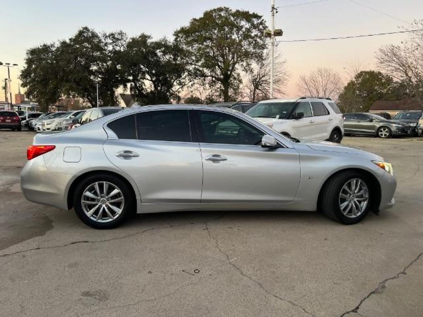 2015 Liquid Platinum /Black Infiniti Q50 3.7 Premium Sedan 4D (JN1BV7AP5FM) with an 3.7 engine, Automatic transmission, located at 7935 Gulf Freeway, Houston, 77017, (832) 266-1645, 29.684393, -95.275665 - Photo#7