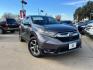 2017 Gunmetal Metallic /Gray Honda CR-V EX Sport Utility 4D (2HKRW1H59HH) with an 1.5 engine, Continuously Variable Transmission transmission, located at 7935 Gulf Freeway, Houston, 77017, (832) 266-1645, 29.684393, -95.275665 - Photo#0