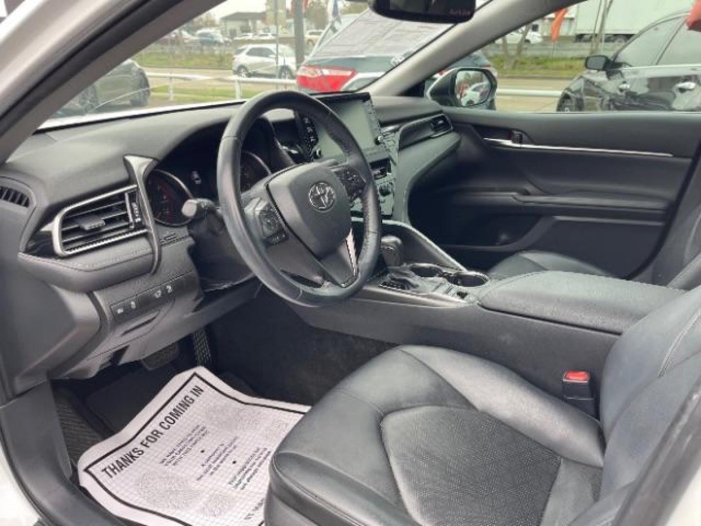 2021 Wind Chill Pearl /Black Toyota Camry XSE (4T1K61AK3MU) with an 2.5 engine, Automatic transmission, located at 7935 Gulf Freeway, Houston, 77017, (832) 266-1645, 29.684393, -95.275665 - Photo#8