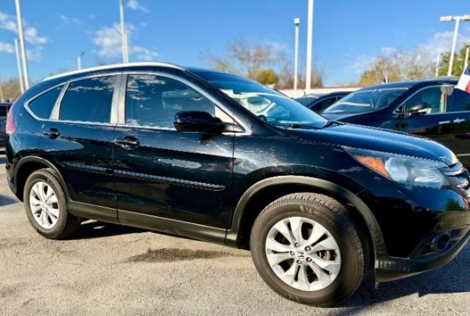 2014 Black /Black Honda CR-V EX-L (2HKRM3H71EH) with an 2.4L 4-Cylinder engine, 5-Speed automatic transmission, located at 4545 Spencer Hwy., Pasadena, 77504, (832) 266-1645, 29.666037, -95.173775 - Photo#1